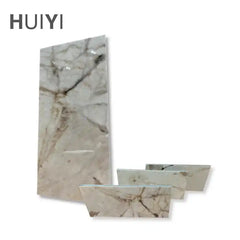 Metal Sheet High-Gloss Metal Brushed Mirror Bamboo Wood Fiber Wood Veneer Wall Panel