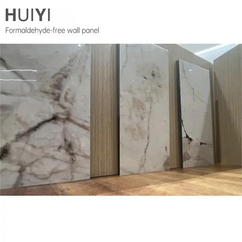 Custom Patterned High Gloss Marble Sheet 3D Pattern Printing Marble Veneer Eco-friendly Wall Panel