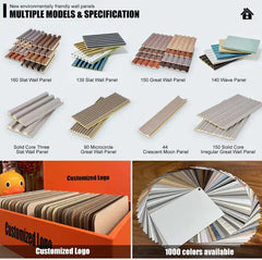 Co-Extruded Fluted Cladding Panel Wall Cladding Composite Wall Panel Wood Wall Panel