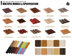 Co-Extruded Fluted Cladding Panel Wall Cladding Composite Wall Panel Wood Wall Panel