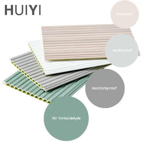 Co-Extruded Fluted Cladding Panel Wall Cladding Composite Wall Panel Wood Wall Panel